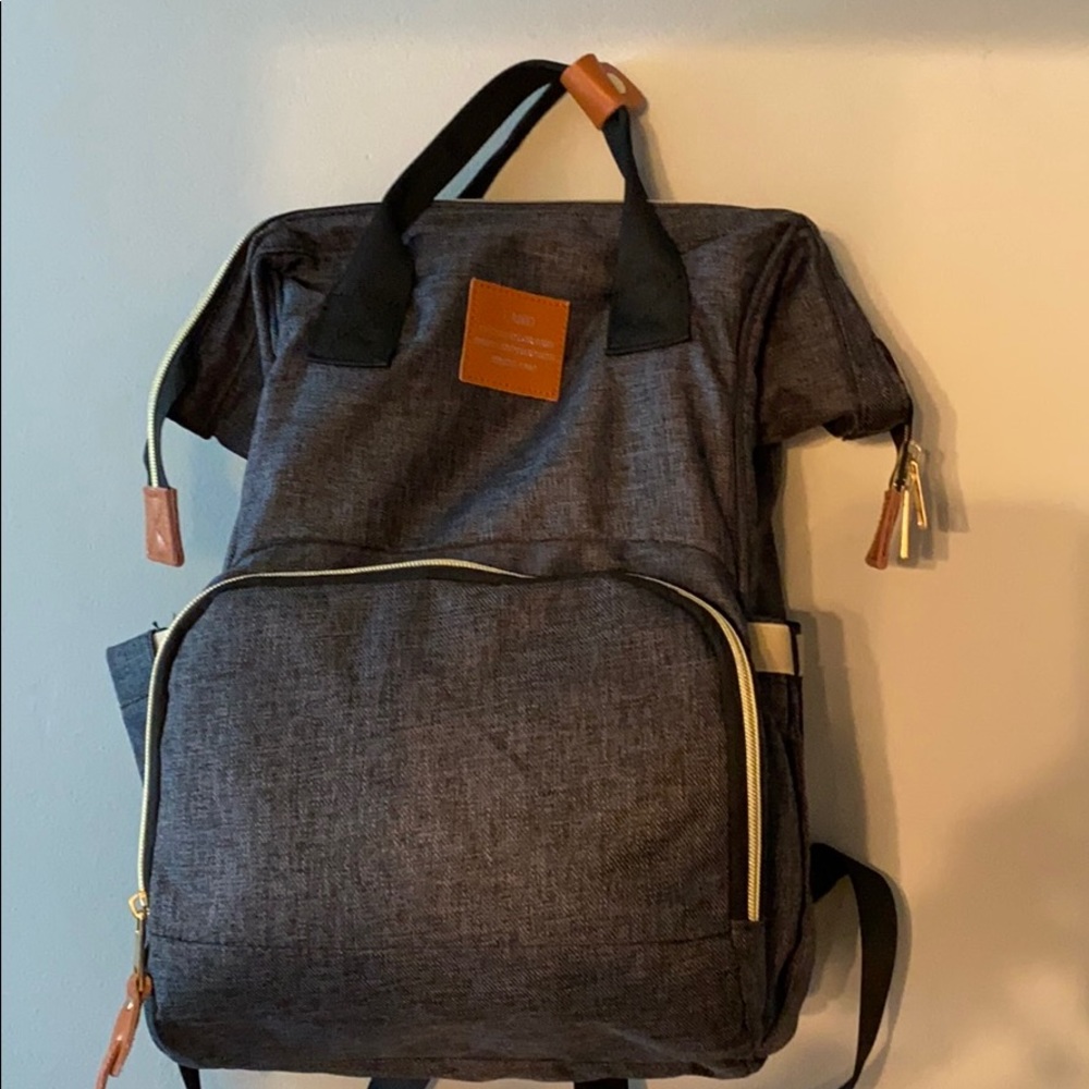 Chic Black Baby Bag Backpack